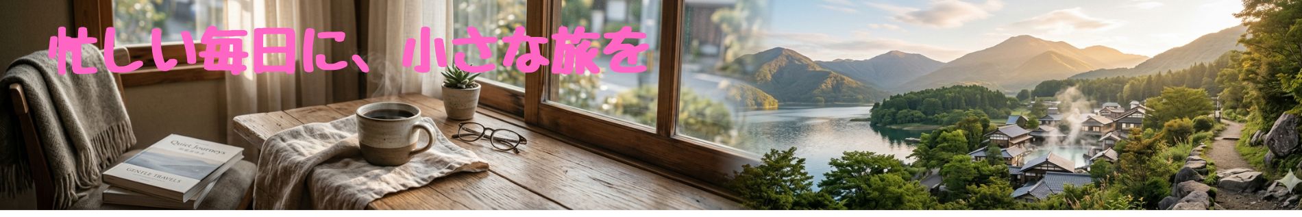 忙しい毎日に、小さな旅を。楽天トラベルで見つける癒しの時間