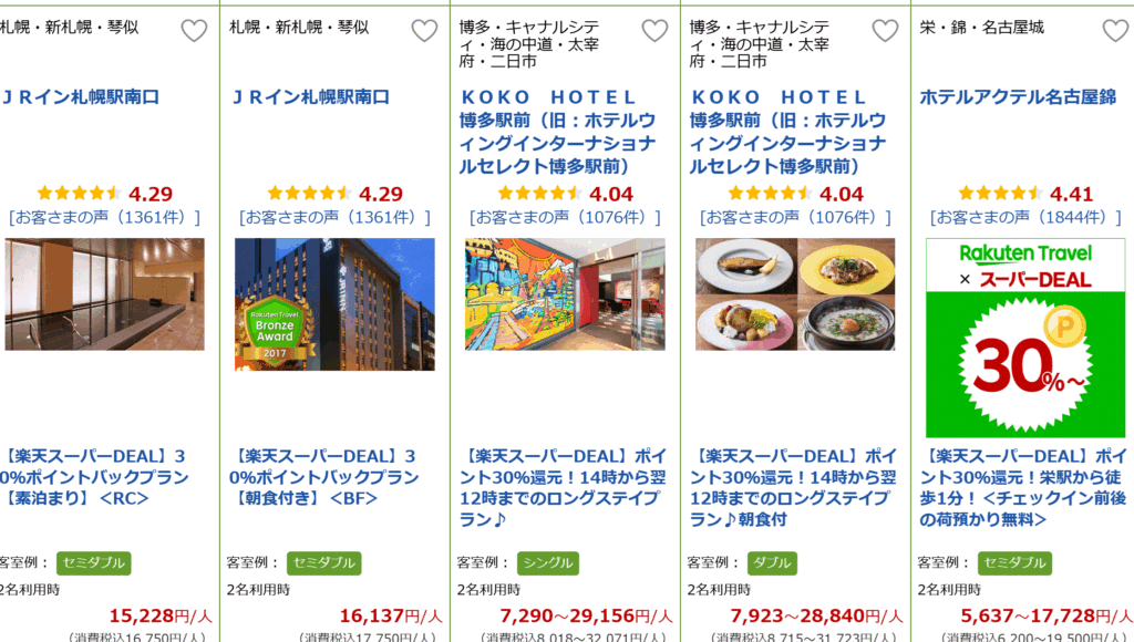 楽天スーパーDEAL