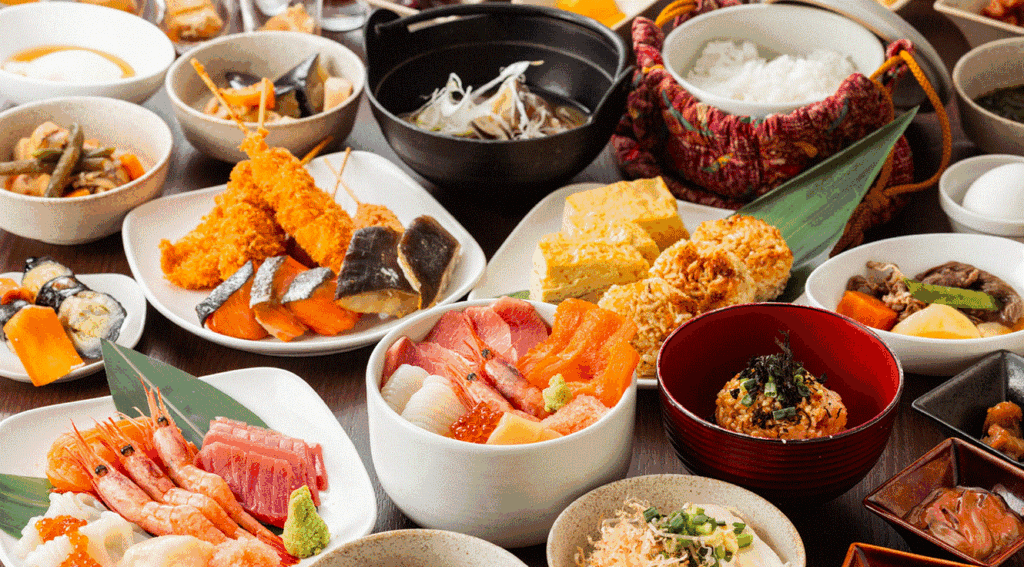 朝食ビュッフェ